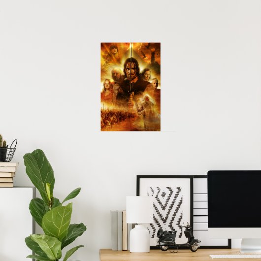 DER HERR DER RINGS: ROTK Aragorn Movie Poster (Heimbüro)