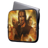 DER HERR DER RINGS: ROTK Aragorn Movie Poster Laptopschutzhülle (Vorderseite Links)