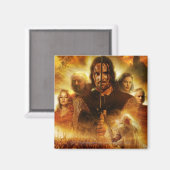 DER HERR DER RINGS: ROTK Aragorn Movie Poster Magnet (Vorderseite/Rückseite)