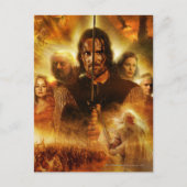 DER HERR DER RINGS: ROTK Aragorn Movie Poster Postkarte (Vorderseite)
