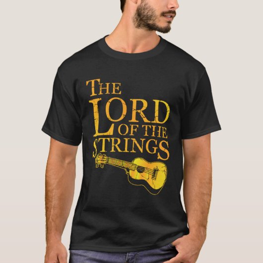 Der Herr der Streicher Ukelele Spieler oder Musike T-Shirt (Vorderseite)