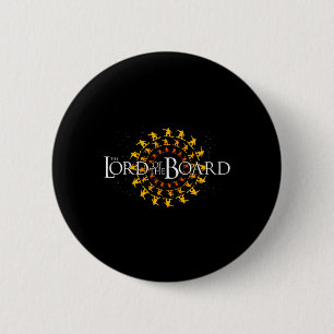 Der Herr des Bretts Snowboard Skifahren Lustiges G Button