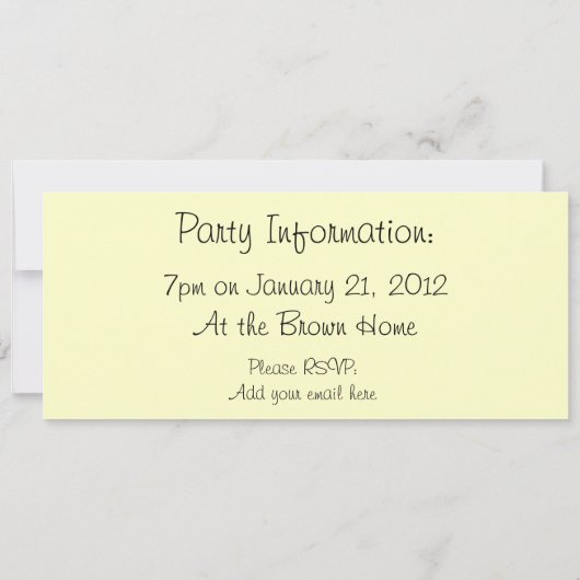 Der Herr Einladung (Rückseite)