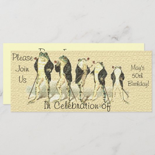 Der Herr Einladung (Vorne/Hinten)