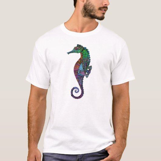 Der Herr Electric Seahorse Shirts der Männer (Vorderseite)