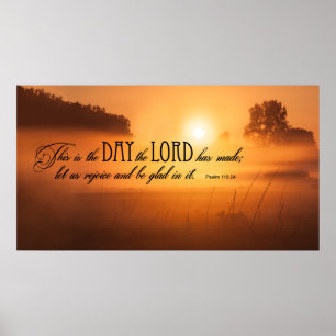 Der Herr hat diesen Tag gemacht Poster