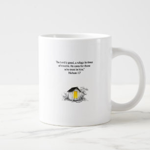 Der Herr ist gut - Nahum 1:7 Jumbo-Tasse