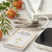 Der Herr ist in der Nähe der gebrochenen Herzen Schlüsselanhänger (Vorderseite rechts)