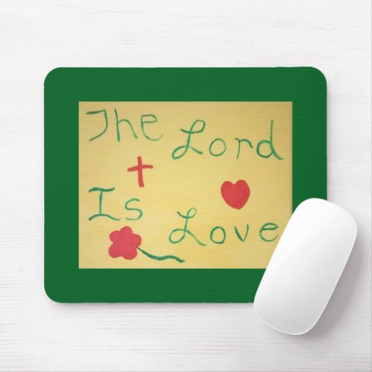 Der Herr ist Liebe Mousepad (Mit Mouse)