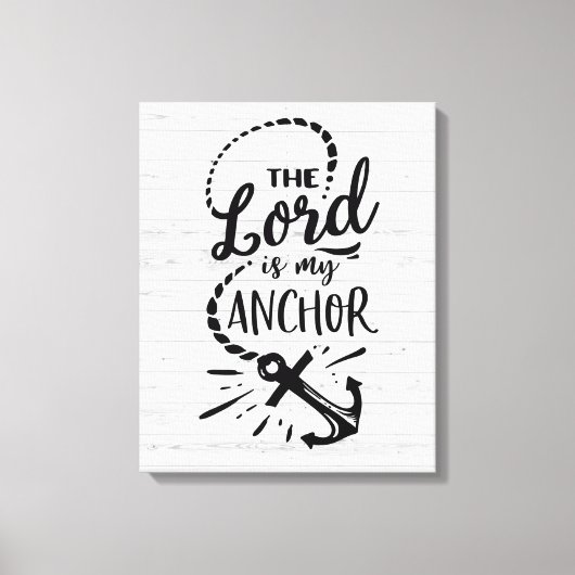 Der Herr ist mein Anker Leinwanddruck (Vorderseite)