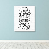 Der Herr ist mein Anker Leinwanddruck (Insitu (Holzboden))