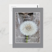 Der Herr ist mein Bibelwörterbuch Postkarte (Vorne/Hinten)