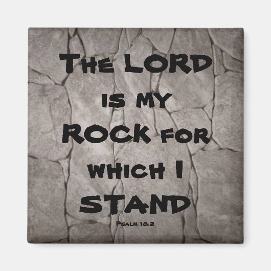 Der Herr ist mein Christliches Bibelheft Magnet (Vorne)