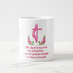 Der Herr ist mein Fels Jumbo-Tasse