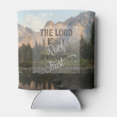 Der Herr ist mein Felsen - Ps 18:2 Dosenkühler (Rückseite)