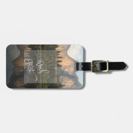 Der Herr ist mein Felsen - Ps 18:2 Gepäckanhänger