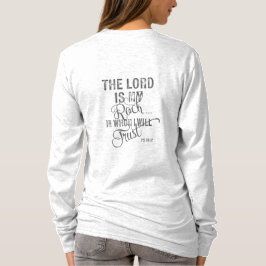 Der Herr ist mein Felsen - Ps 18:2 T-Shirt