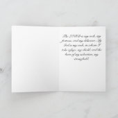 Der Herr ist mein Felsen: Psalm 18:2 Karte (Innenseite)