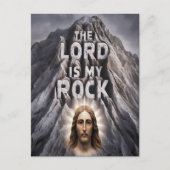 Der Herr ist mein Felsen: Psalm 18:2 Postkarte (Vorderseite)