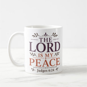 Der Herr Ist Mein Frieden Klassischer Christlicher Kaffeetasse