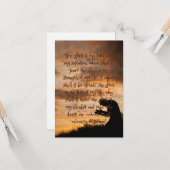 Der Herr ist mein Gebet-Flat-Grußkarte Karte (Vorderseite/Rückseite Beispiel)