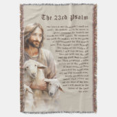 Der Herr ist mein Hirte - 23. Psalm Decke (Vorderseite Vertikal)