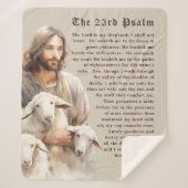 Der Herr ist mein Hirte - 23. Psalm Sherpadecke (Vorderseite)