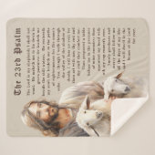 Der Herr ist mein Hirte - 23. Psalm Sherpadecke (Vorderseite (Horizontal))