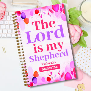Der Herr ist mein Hirte Christlich Girl Journal Notizblock