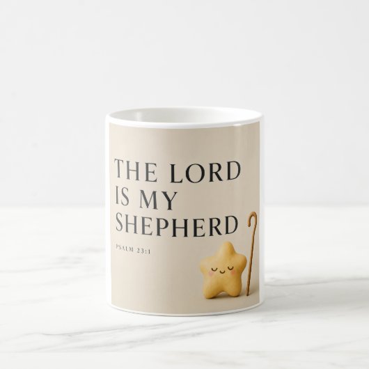 DER HERR IST MEIN HIRTE | Christlich Kaffeetasse (Mittel)