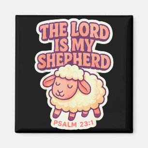 Der Herr ist mein Hirte Christlicher Bibelvers Mäd Magnet