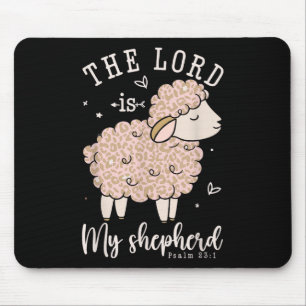 Der Herr ist mein Hirte Gebet Christlichen Schafs  Mousepad