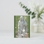 Der Herr ist mein Hirte - Gebetskarte Visitenkarte (Stehend Vorderseite)