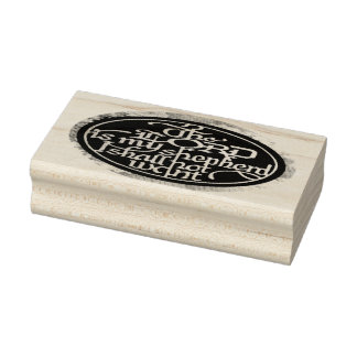 Der Herr ist mein Hirte.... Holzstempel Gummistempel