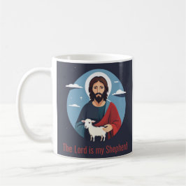 Der Herr ist mein Hirte Jesus Illustration Kaffeetasse