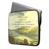 Der Herr ist mein Hirte  Laptopschutzhülle (Vorderseite Links)