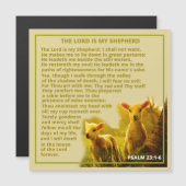 Der Herr ist mein Hirte Magnetkarte (Vorne/Hinten)