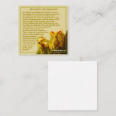 Der Herr ist mein Hirte Mitteilungskarte (Vorne/Hinten)