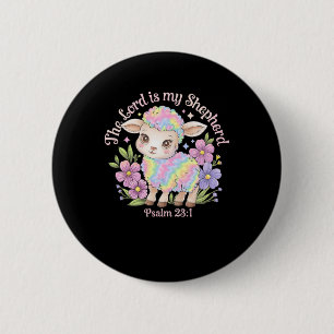 Der Herr ist mein Hirte Ostern Christliche Glauben Button