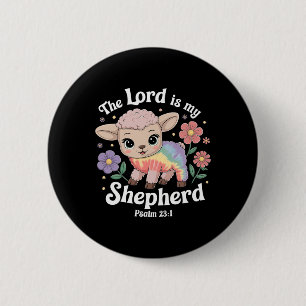 Der Herr ist mein Hirte Ostern Christliche Glauben Button