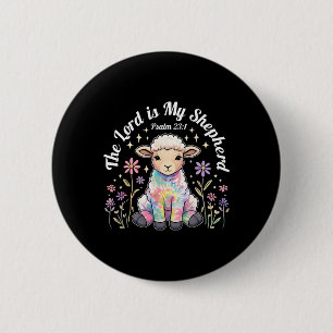 Der Herr ist mein Hirte Ostern Christlicher Glaube Button