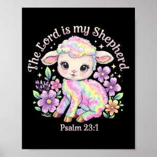 Der Herr ist mein Hirte Ostern Christlicher Glaube Poster