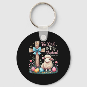 Der Herr ist mein Hirte Ostern Christliches Lamm O Schlüsselanhänger
