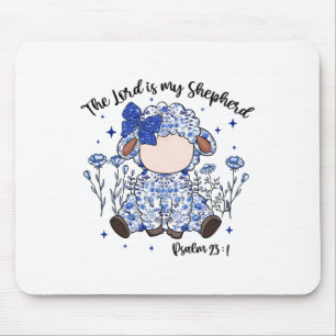 Der Herr ist mein Hirte Ostertag Jesus Christlich Mousepad