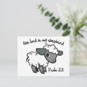 Der Herr ist mein Hirte Postkarte (Stehend Vorderseite)