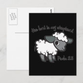 Der Herr ist mein Hirte Postkarte (Vorne/Hinten)
