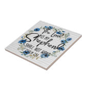 Der Herr ist mein Hirte| Psalm 23:1 Bibelverse Fliese (Seite)