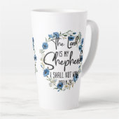 Der Herr ist mein Hirte| Psalm 23:1 Bibelverse Milchtasse (Rechte Ecke)