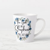 Der Herr ist mein Hirte| Psalm 23:1 Bibelverse Milchtasse (Rechts)