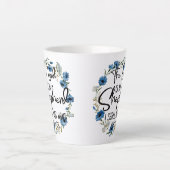 Der Herr ist mein Hirte| Psalm 23:1 Bibelverse Milchtasse (Vorderseite)